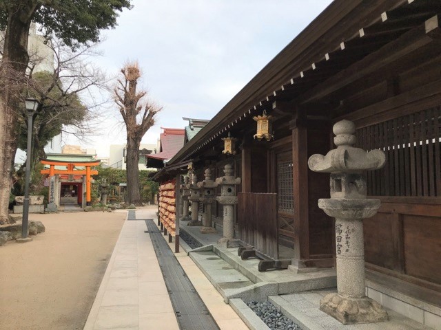 櫛田宮と稲荷神社
