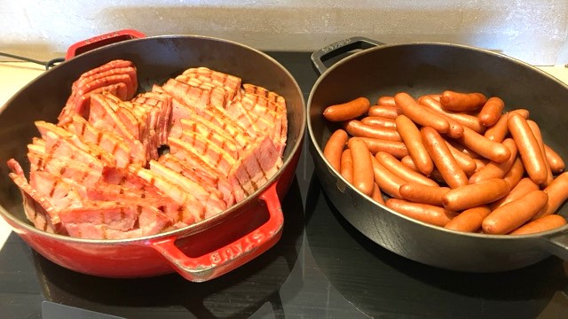 ベーコンとウインナー